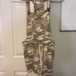 Wallflower Camouflage Overalls in Neutral Tones